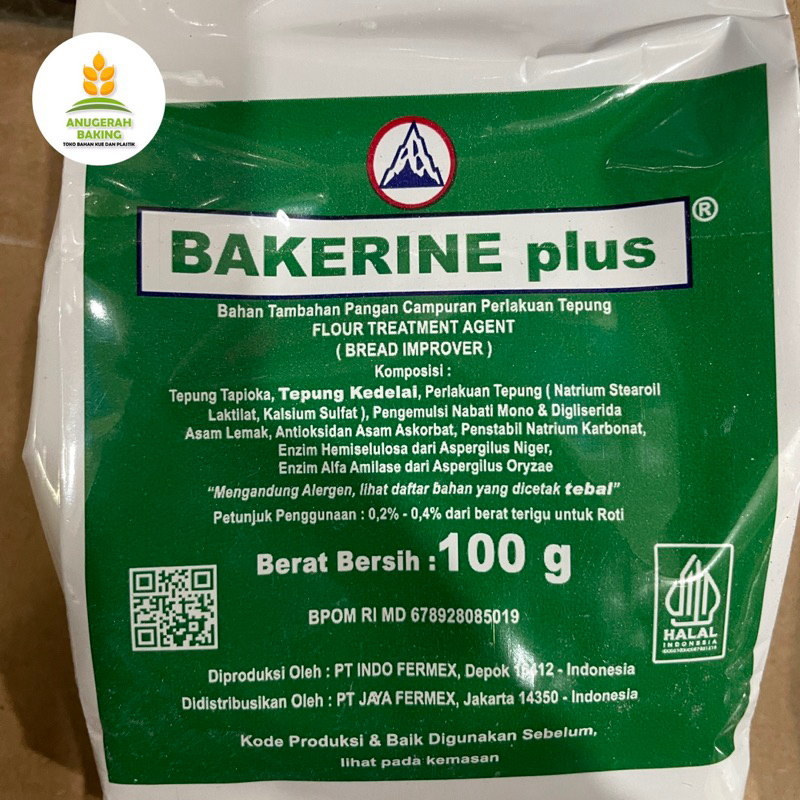 Jual Bakerine Plus Bread Improver Pelembut Roti Pengahalus Roti Gr Shopee Indonesia