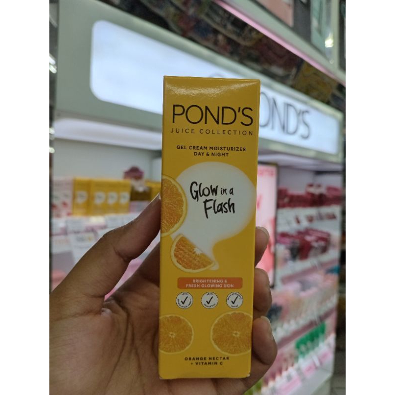 Jual Ponds Gel Cream Moisturizer Day & Night Orange Nectar + Vitamin C