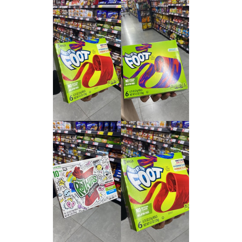 Jual Fruit Roll Ups Tongue Tattoo Fruit Gusher Fruit By The Foot Shopee Indonesia
