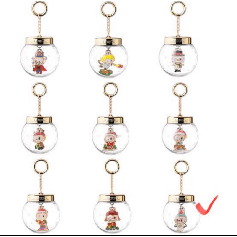 Jual SALE!! POPMART The Monster Labubu Lets Christmas Pendant