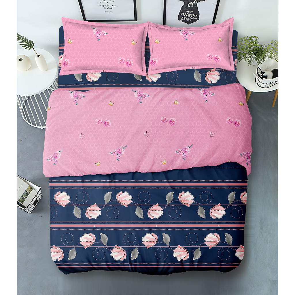 Jual Aloha Bed Cover Set King 180x200 Tinggi 20 Fitted Laura
