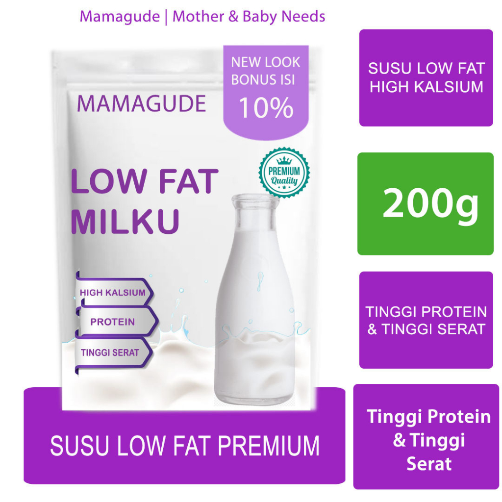 Jual Susu Low Fat Rendah Lemak Untuk Diet Low Fat Milk Susu Rendah