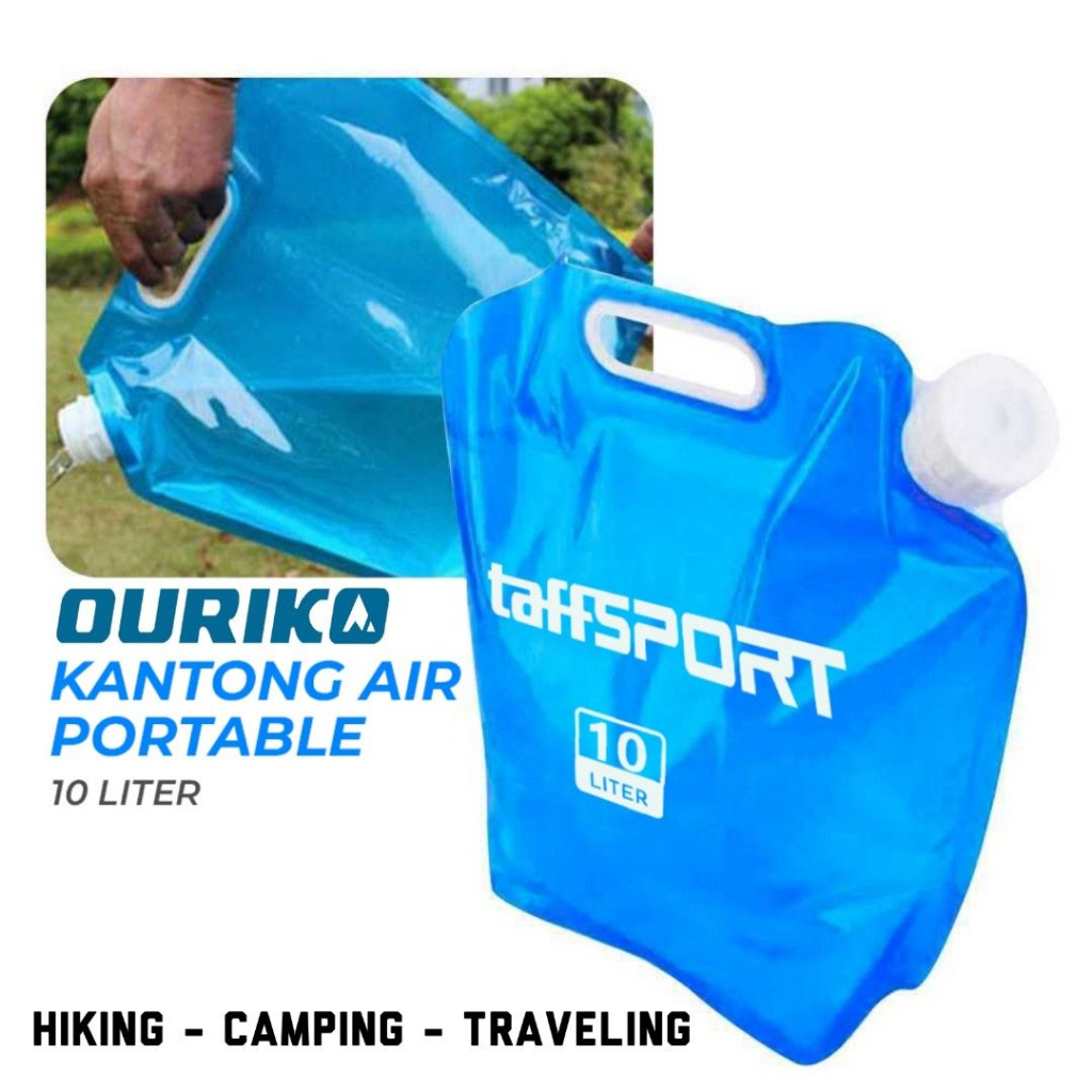 Jual Jerigen 10 Liter 5 Liter Taffsport Kantong Air Lipat Portable Camping Water Bag 10 Liter 9211