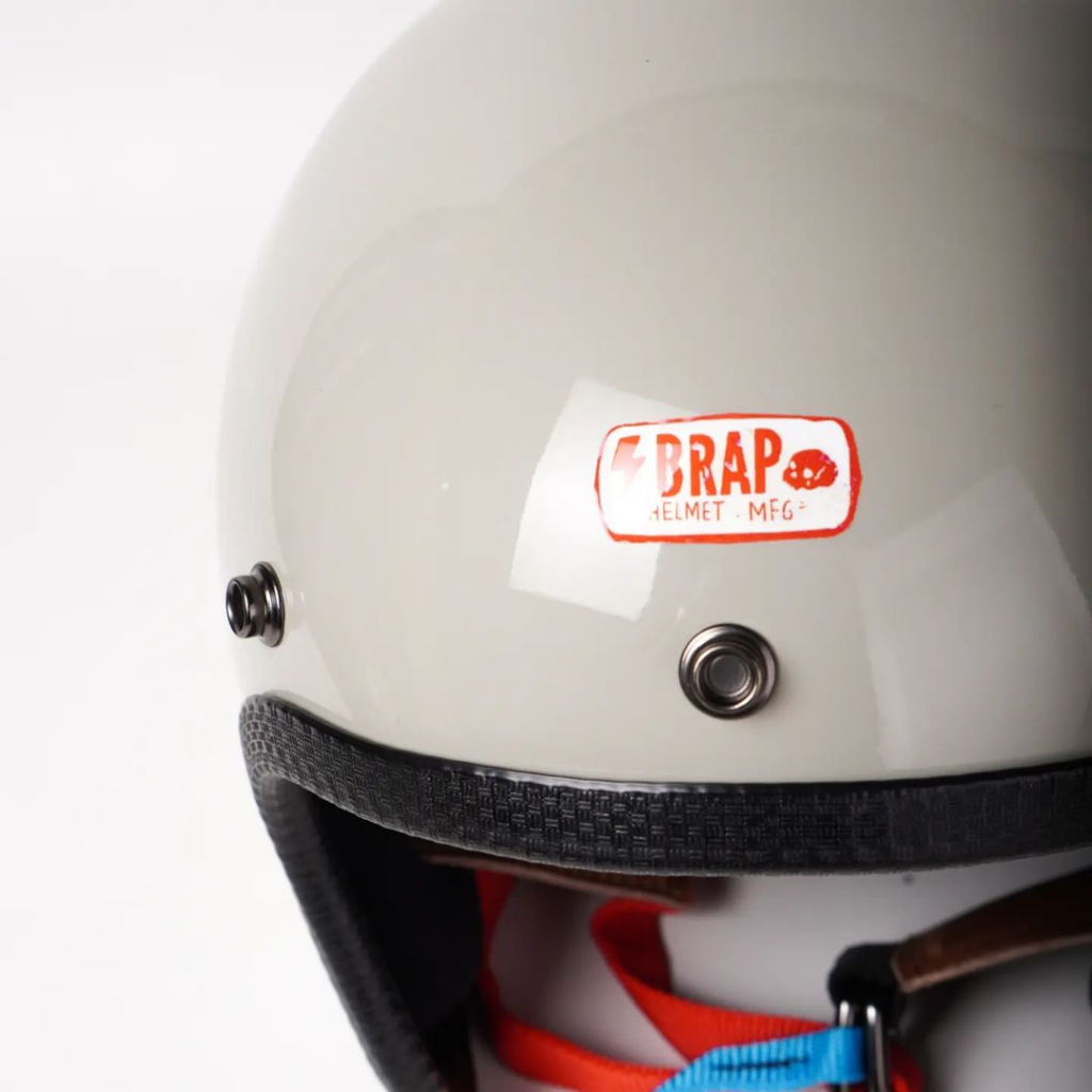 Jual Brap Helmet 500 TX Basic - Beige Glossy - Helm Retro Classic ...