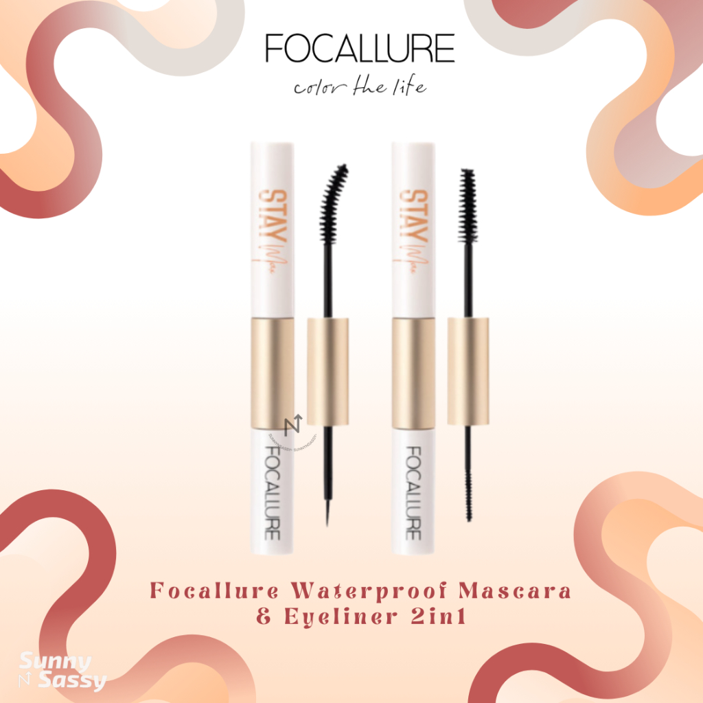 Jual FOCALLURE 2in1 Waterproof Maskara & Eyeliner Shopee Indonesia