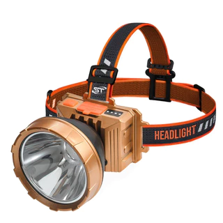 Suksestech Headlamp Senter Cas Kepala 3 Mode Terang X60 LED 200 Lumens Anti Air CH