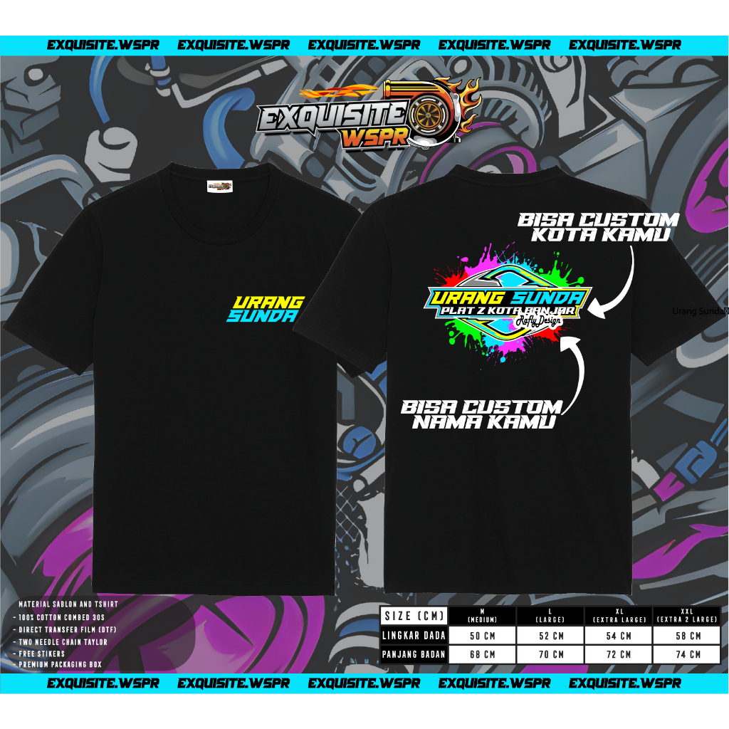 Jual Kaos Custom Nama Racing Distro Custom Nama Kalian Terbaru Premium ...