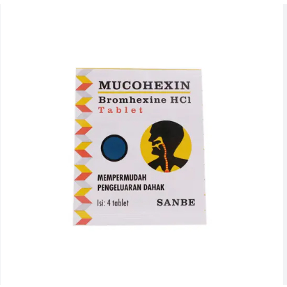 Jual MUCOHEXIN ISI 4 TABLET UNTUK MEREDAKAN BATUK PER STRIP | Shopee ...