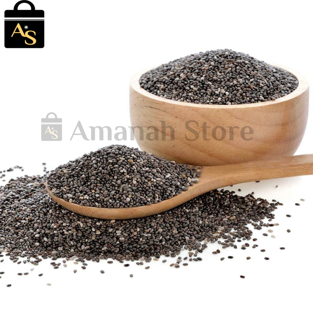 Jual Biji Chia Seed Organik 100 gram Black Chiaseed Premium Makanan ...