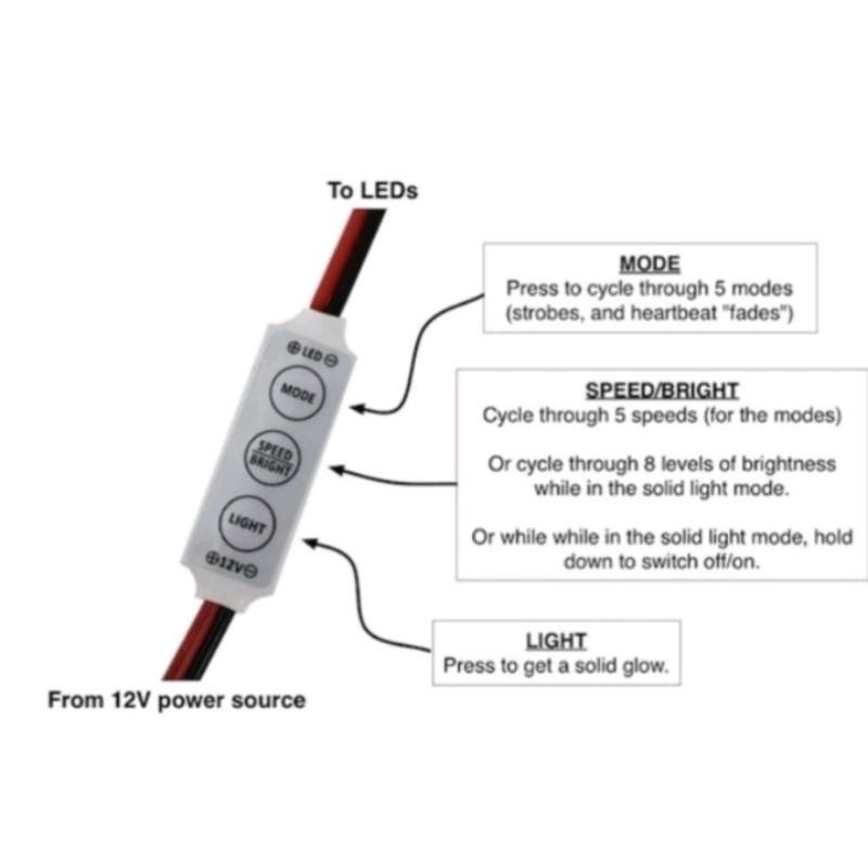 Jual modul LED Controller Modul Led Dimmer Pengatur LED Dimmer Circuit Diagram