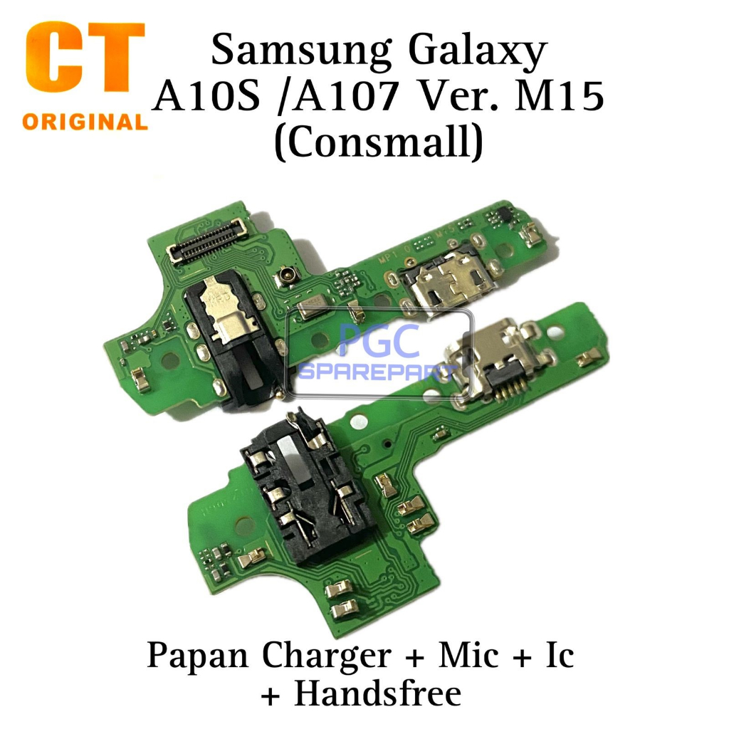 Jual Original CT Ada IC Papan PCB Charger Cas Mik Handsfree Samsung A10S A107 A107F Versi