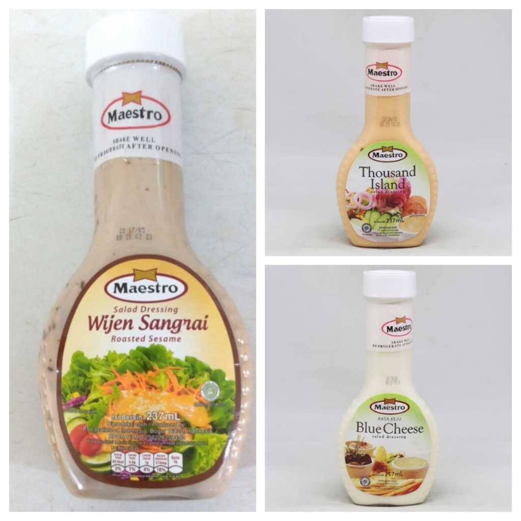 Jual Maestro 237 ml Salad Dressing Wijen Sangrai Roasted Sesame