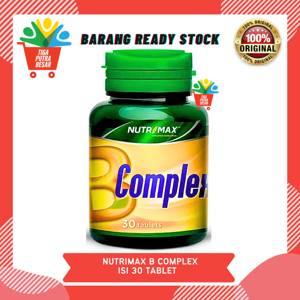 Jual NUTRIMAX VITAMIN B COMPLEX ISI 30 TABLET | Shopee Indonesia