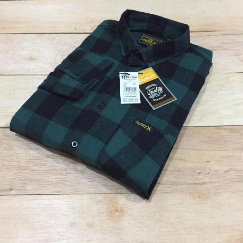 Jual kemeja flanel pria wanita original 100% branded kemeja flanel pria