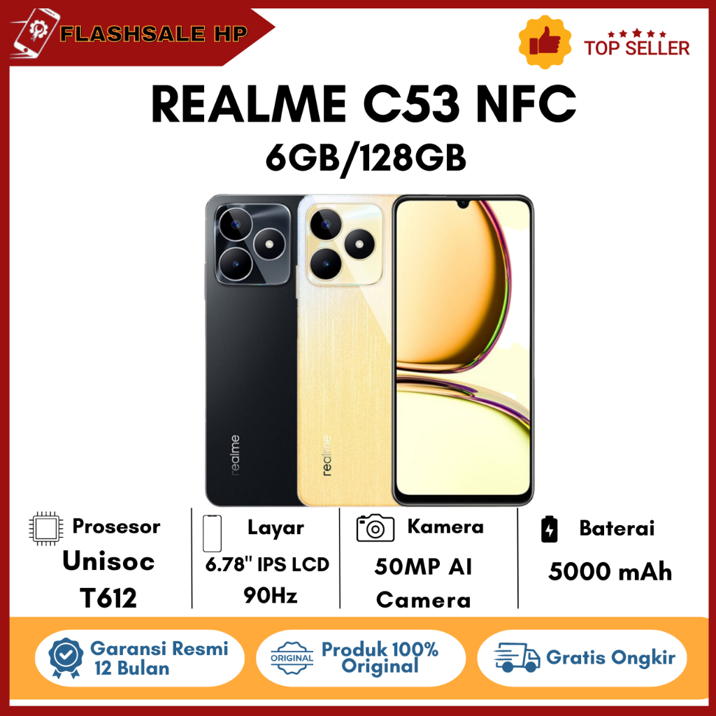 Jual REALME C55 NFC RAM 8+8GB ROM 256GB / 6+6GB GARANSI RESMI NASIONAL -  6/128GB - Kota Pekanbaru - Tata Ponsel Pku