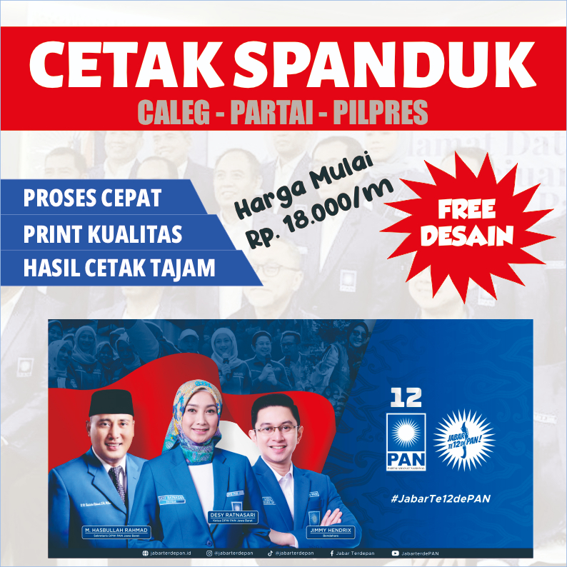 Jual Spanduk Caleg Spanduk Pemilu Banner Caleg Shopee