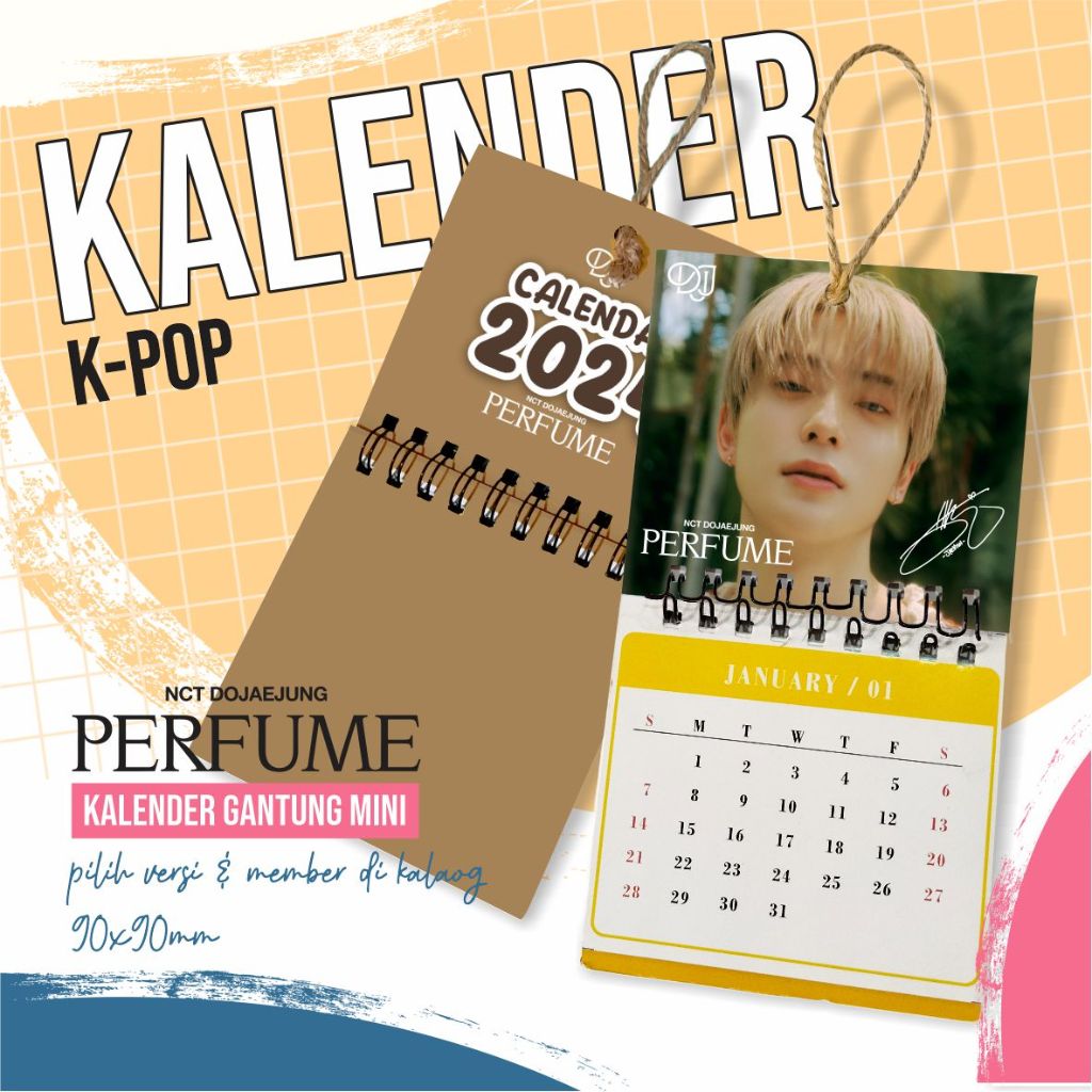 Jual Kalender Mini Kpop 2024 Kalender 2024 NCT DOJAEJUNG PERFUME