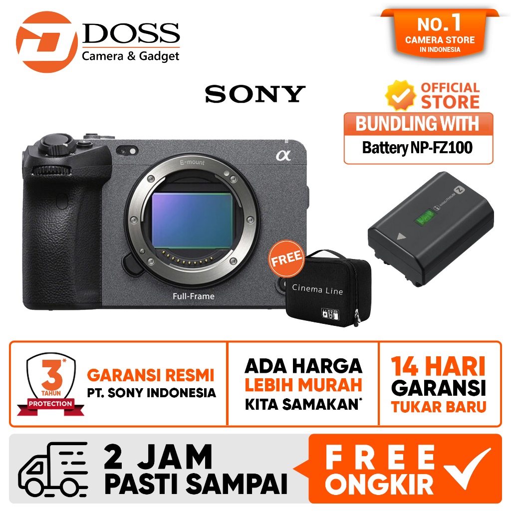 Jual Sony FX3 Full-frame Cinema Line Body Only Sony FX3 CInema