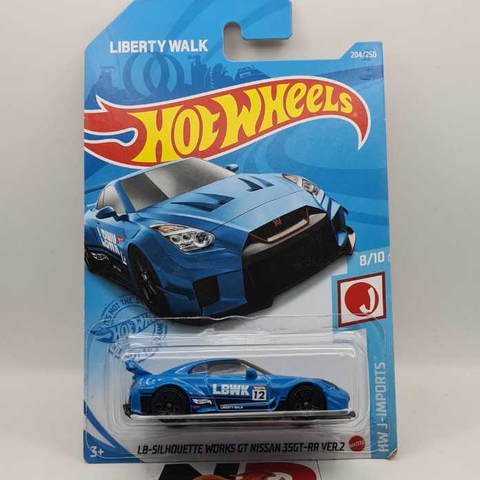 Jual Hot Wheels Nissan Skyline GTR R35 LBWK Biru | Shopee Indonesia