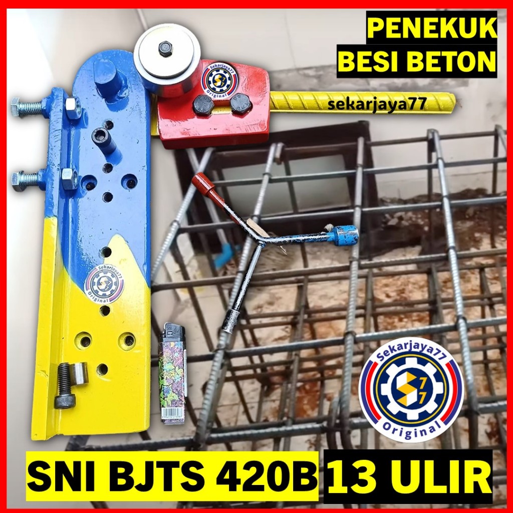 Jual Alat Penekuk Besi 6 8 10 12 13 Full SNI 13D BJTS 420B Sekarjaya77 ...