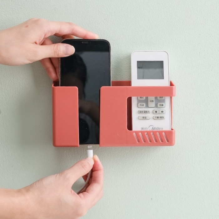 Jual [RR] Rak Holder Remote Model Tempel / Rak Penyimpanan Remote AC TV