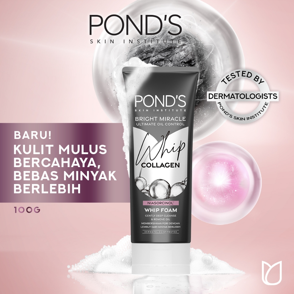 Jual Pond's Bright Miracle Ultimate Oil Control Facial Whip Foam 100G