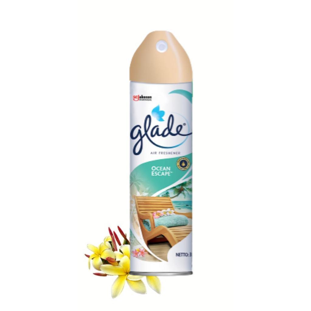 Jual Glade Spa Aerosol Air Freshener Ocean Escape 350 ml | Shopee Indonesia