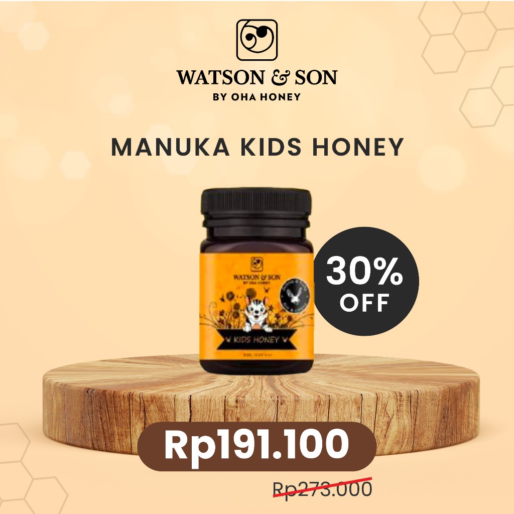 Jual WILDFLOWER KIDS HONEY WATSON AND SON 500gr | Shopee Indonesia