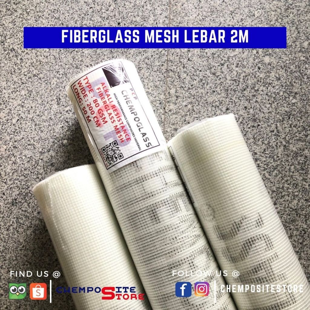 Jual fiberglass mesh waterproofing - jaring fiberglass polyester untuk ...