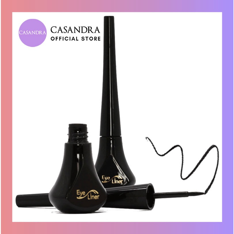 Jual READY STOCk//CASANDRA Eyeliner Liquid Pen//Eyeliner Liquid Black