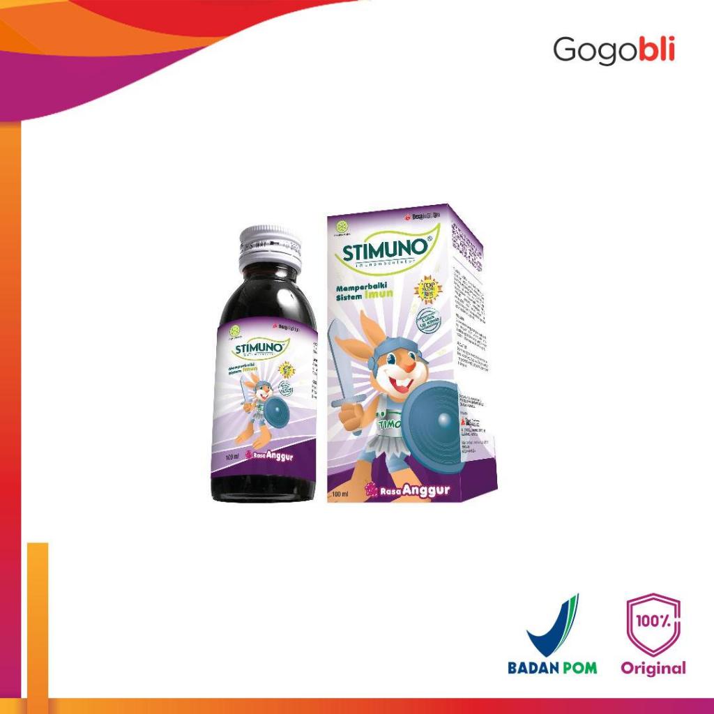 Jual Stimuno Syrup Rasa Anggur 100ml (ED: Mei 24) | Shopee Indonesia