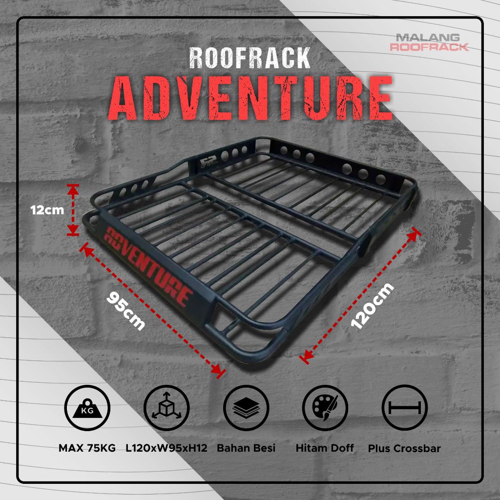 Jual Rak Atas Mobil Rak Adventure Plus Rhino Crossbar Sunrise | Shopee ...
