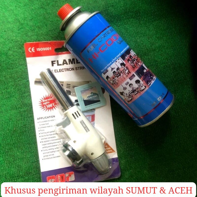 Jual Flame Gun Gas Torch Kepala Gas Pemantik Sumut Aceh Shopee Indonesia