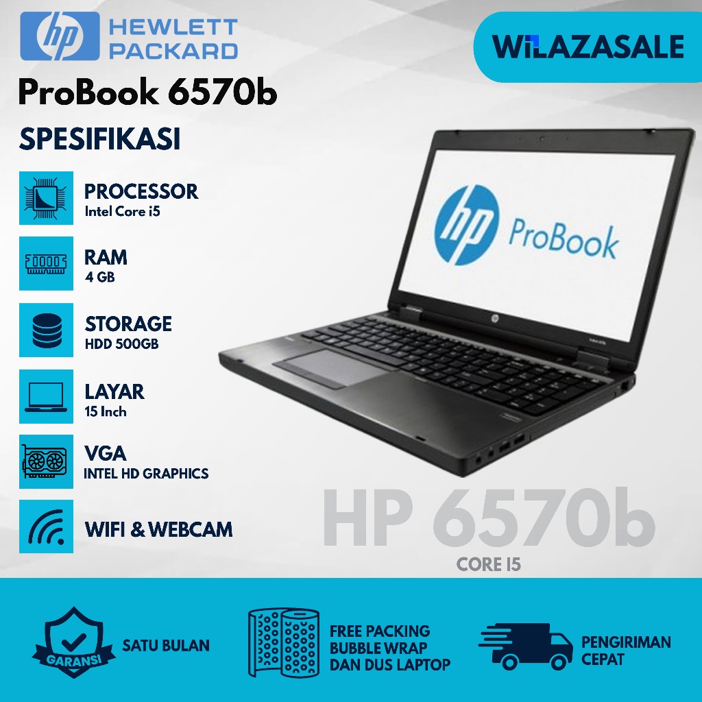 Jual Laptop Like New Hp Probook 6570b Core I5 Gen 3 Shopee Indonesia 0069