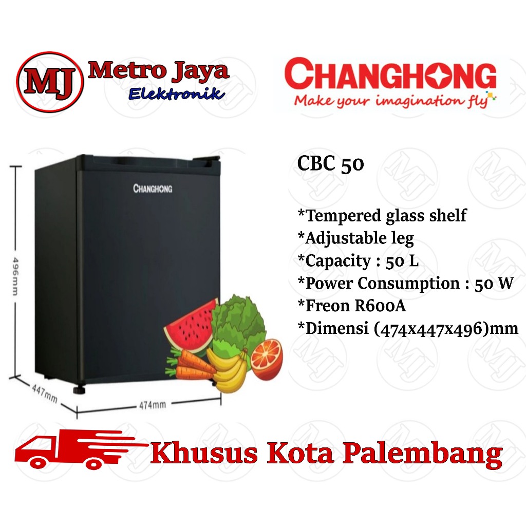 Jual Kulkas Mini Portable Changhong Cbc 50 Shopee Indonesia