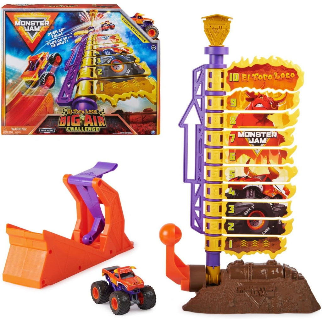 Jual Monster Jam El Toro Loco Big Air Challenge Playset - Mainan Anak
