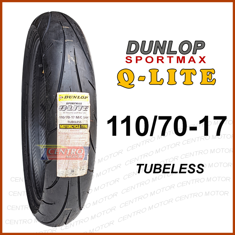 Jual Dunlop Sportmax Q-LITE 110/70-17.Ban Tubeless cocok untuk