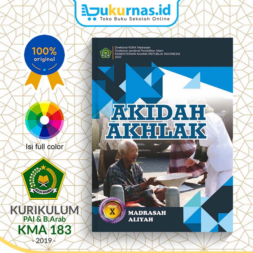 Jual Buku Siswa Akidah Akhlak Kelas 10 MA KEMENAG | Shopee Indonesia