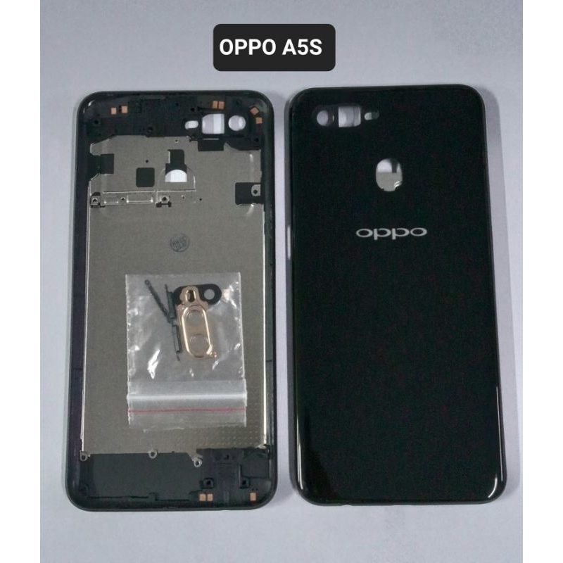 Jual Backdoor Back Cassing Kessing Housing Fullset Oppo A5S Hitam ...