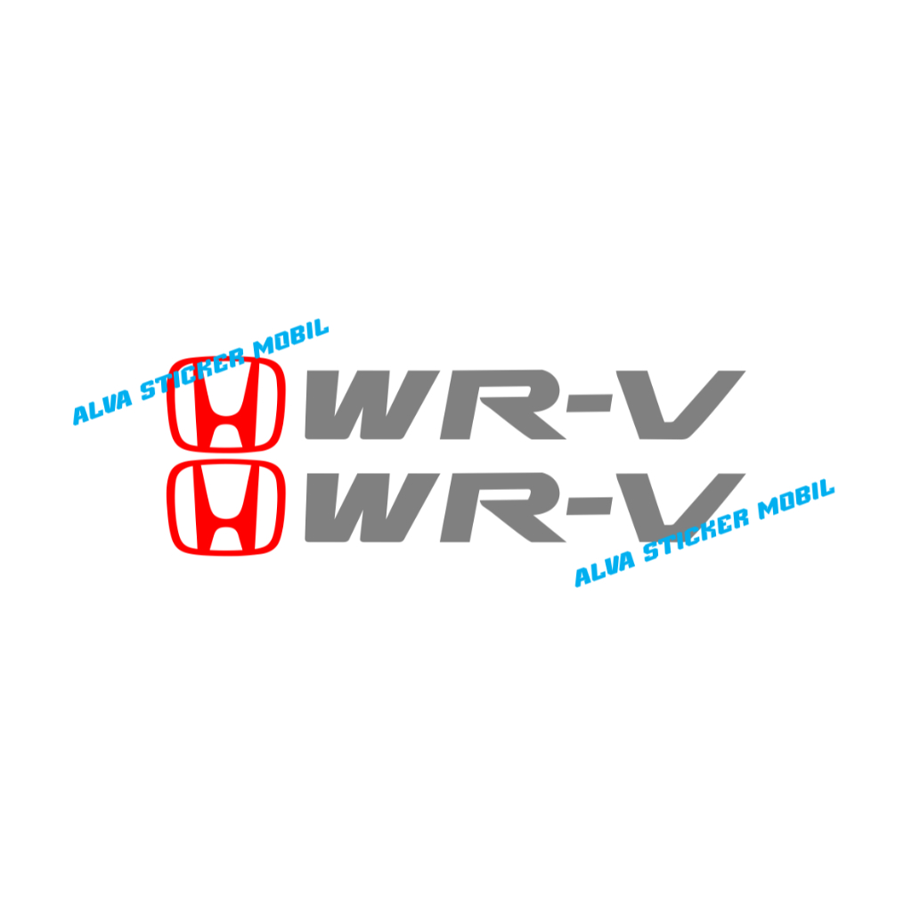 Jual (ALVA) sticker stiker buat talang air wr-v cutting stiker mobil ...