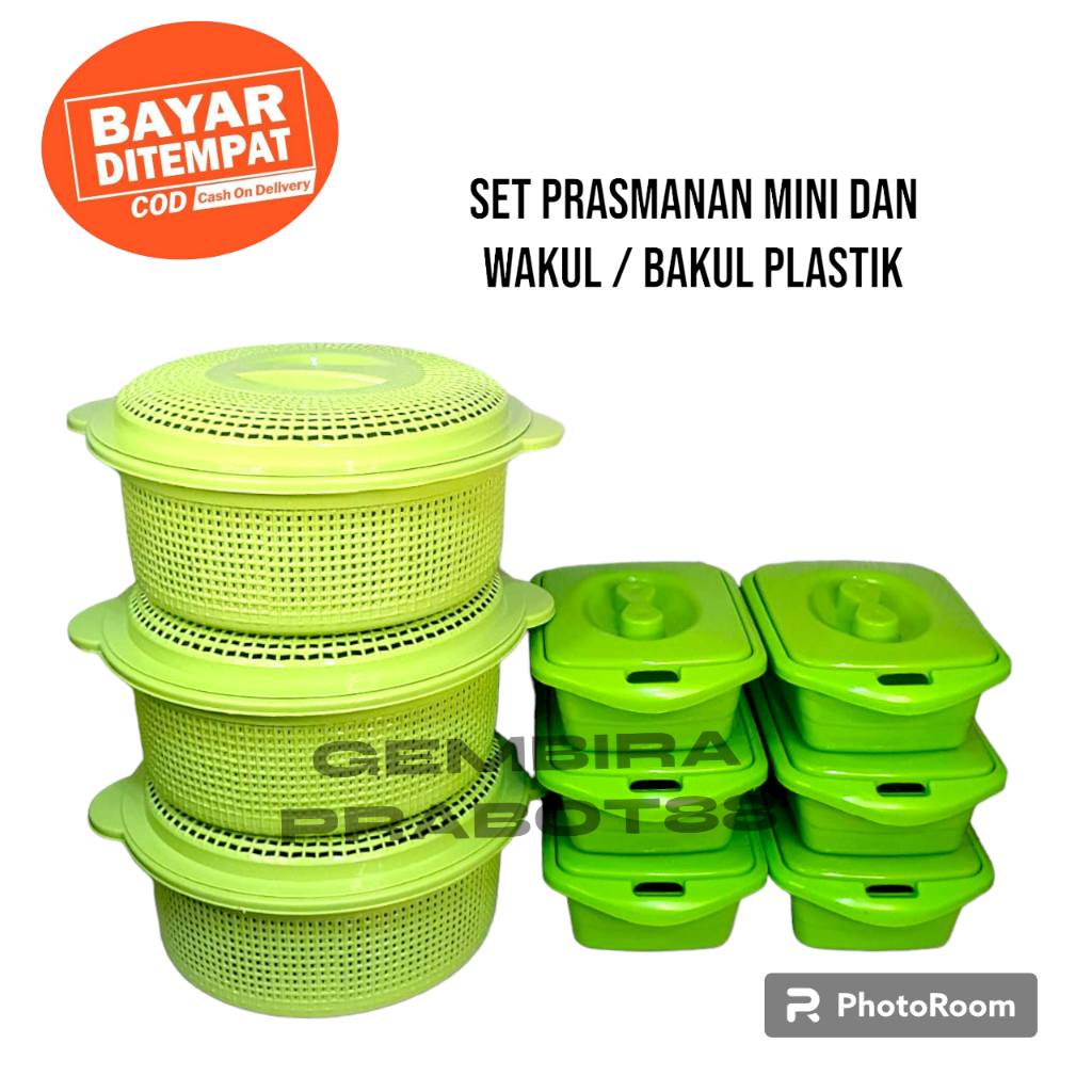 Jual Cod Set Pcs Prasmanan Mini Dan Wakul Bakul Nasi Serbaguna Pcs Prasmanan Segi