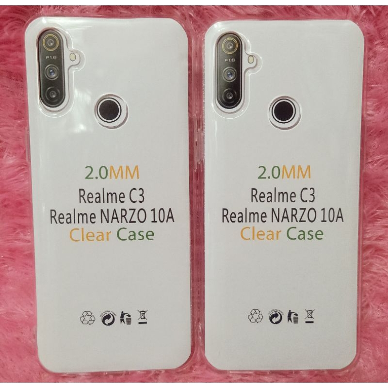 Jual Softcase REALME C3 LOBANG Silikon Casing Case Bening