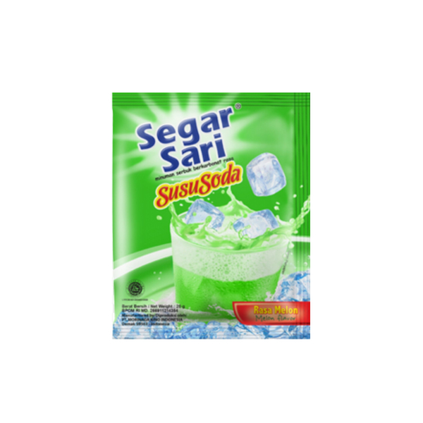 Jual Segar Sari Susu Soda Melon 20g Shopee Indonesia 1766