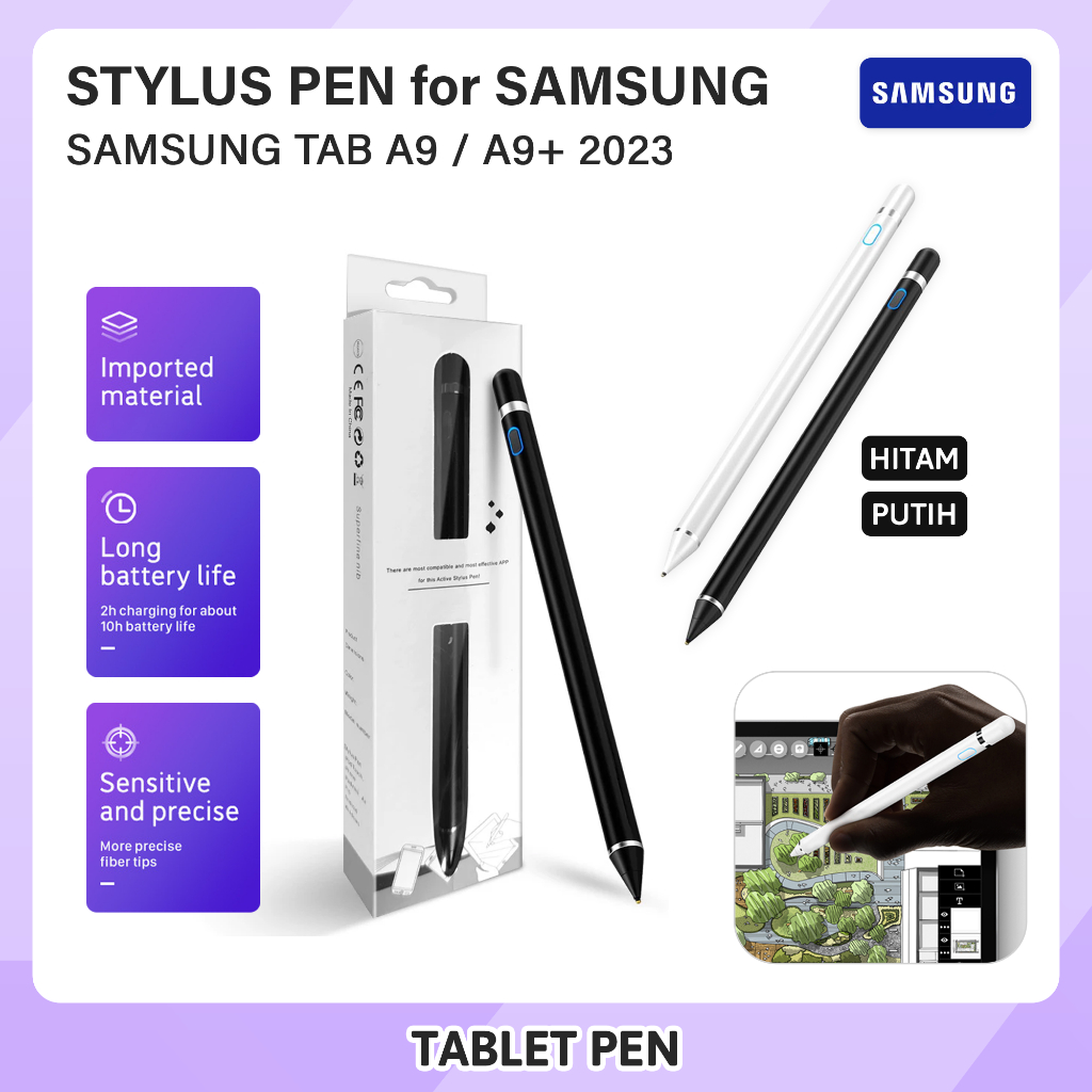 Jual Samsung Galaxy Tab A9 A9+ Plus 2023 Smart Stylus Pen Tablet Pencil ...