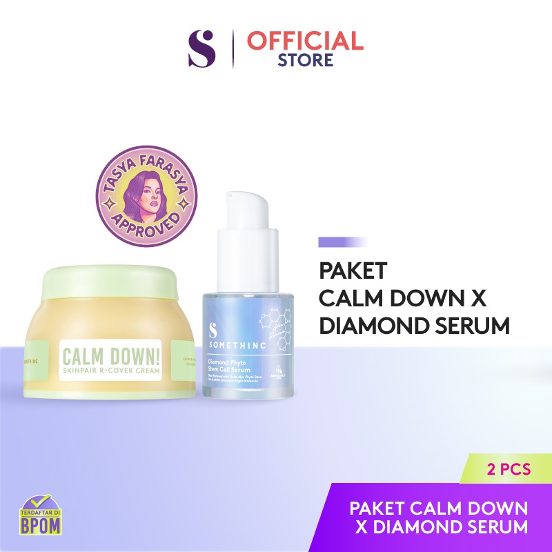 Jual Somethinc 2 Pcs Paket Calm Down X Diamond Serum Shopee Indonesia