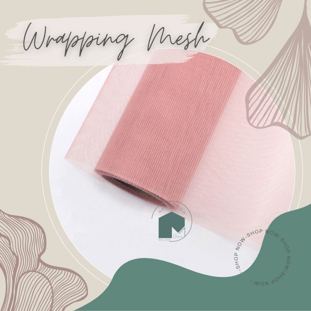 Jual Flower Wrap Mesh Bouquet Buket Net Jala Wrapping Bunga Jaring