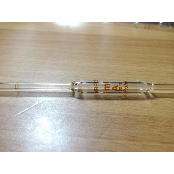 Jual Volumetric Pipette Pyrex Pipet Volume 1ml Shopee Indonesia