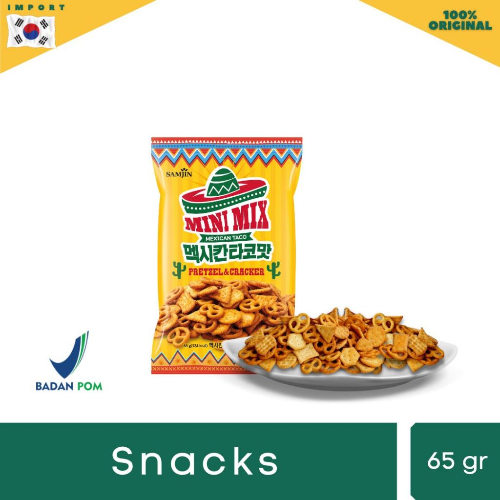 Jual Samjin Mini Max Pretzel - Snack bentuk pretzel khas Korea | Shopee ...