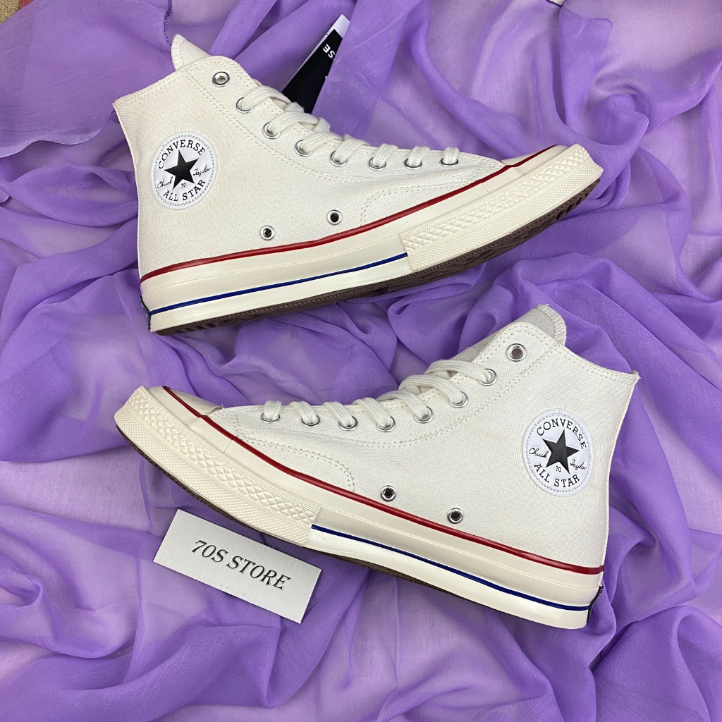 Jual Sepatu Allstar Converse Chuck Taylor 70s Parchment Egret Sneakers