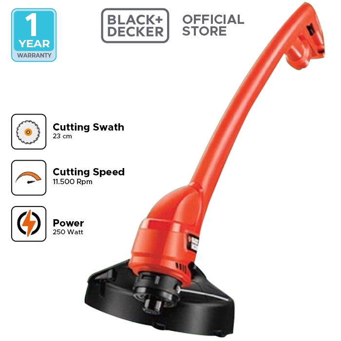 Jual Black+Decker Electric String Trimmer / Potong Rumput Listrik 250W